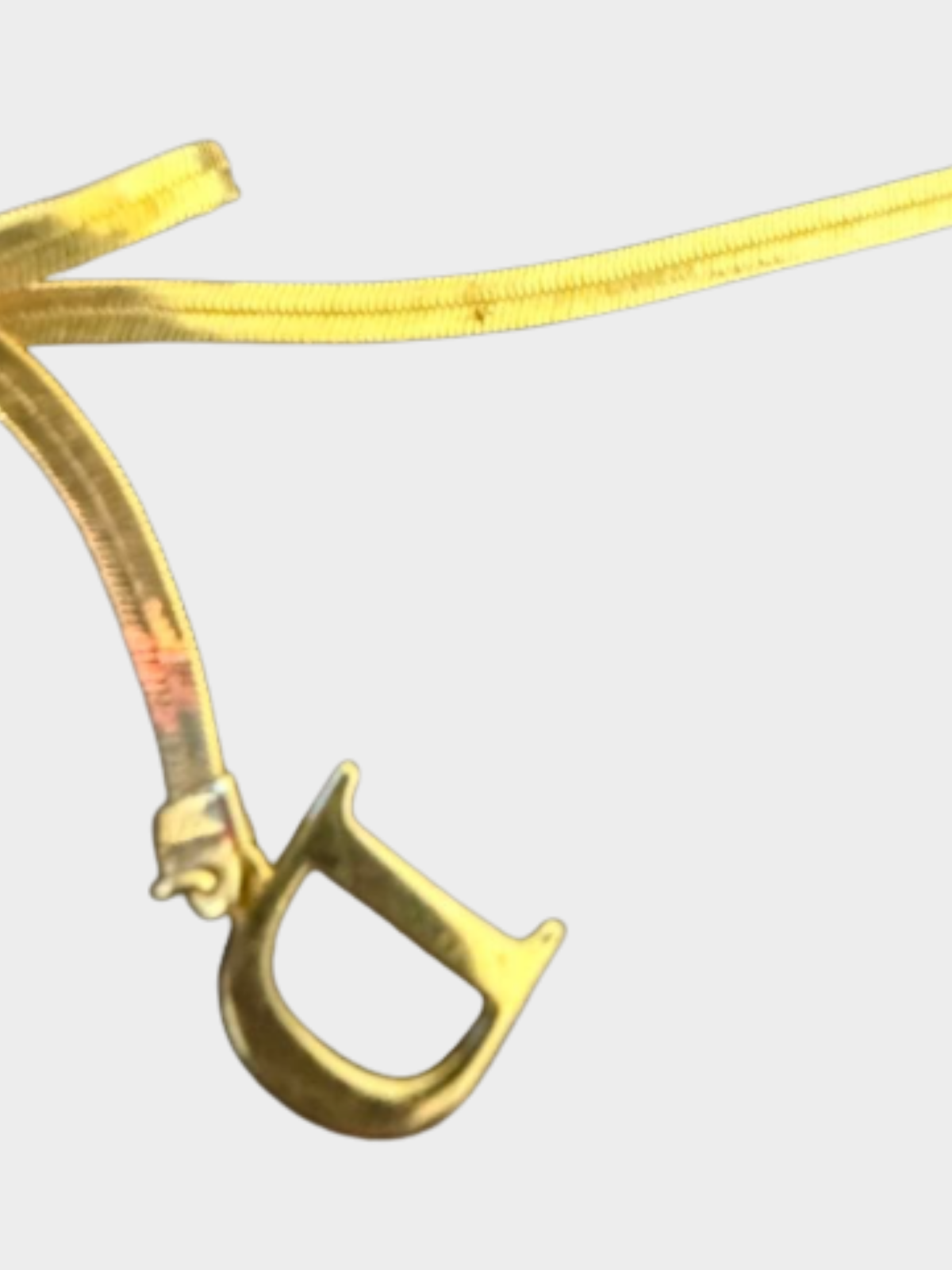 Christian Dior 2000s Gold Bow Bracelet