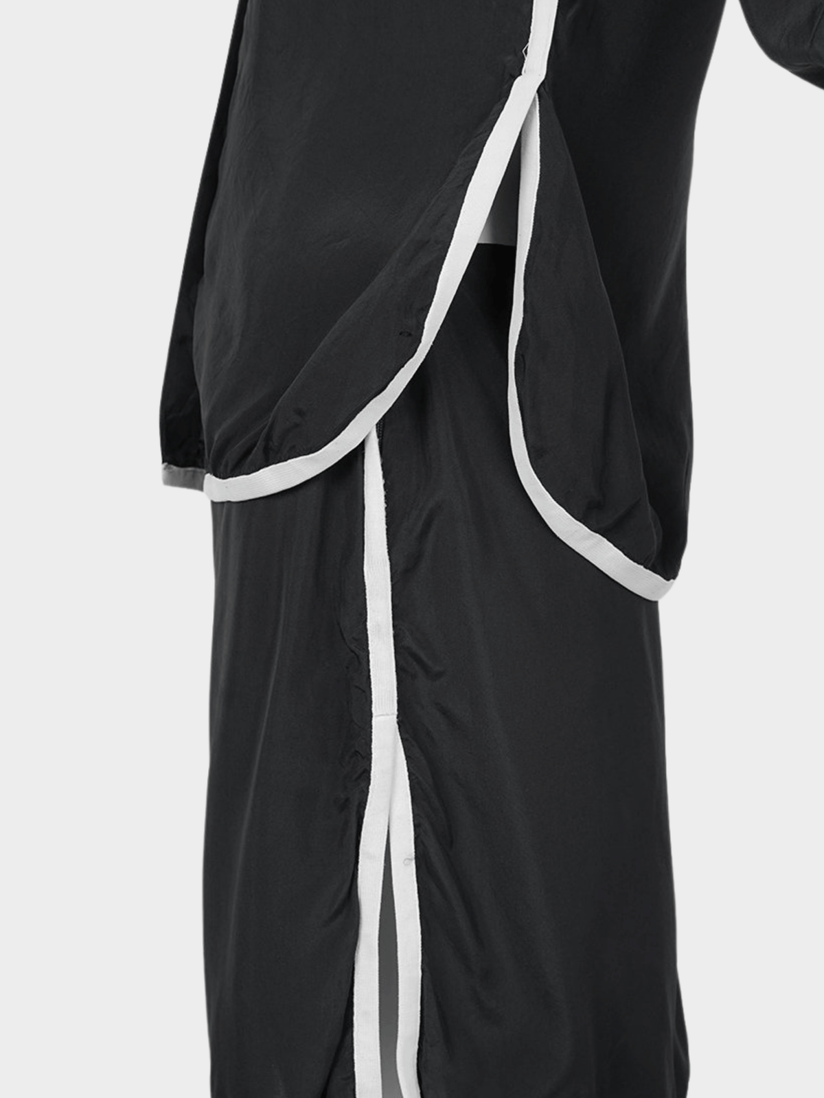 Miu Miu SS 2000 Black Top and Skirt Set