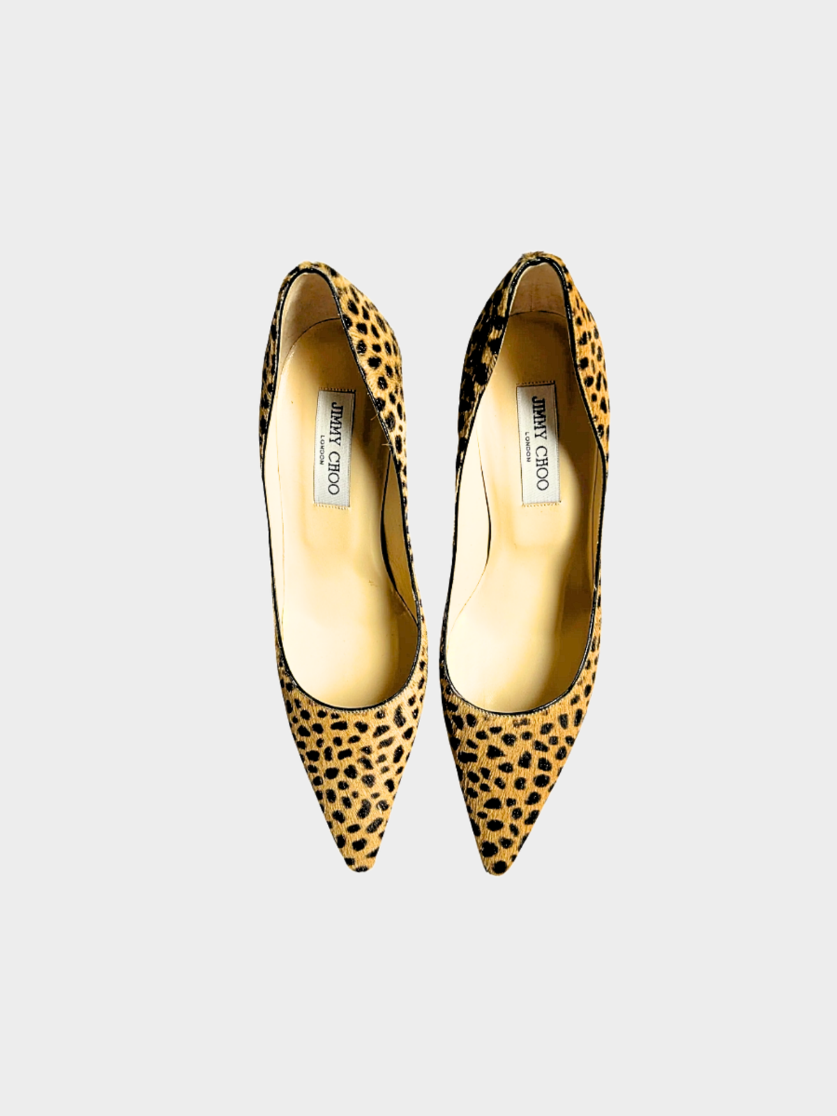 Jimmy Choo 2000s Cheetah Pony Hair Heels