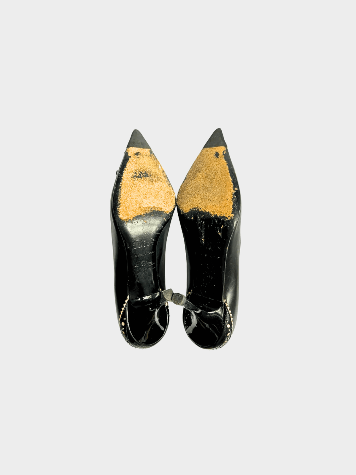 Christian Dior 2000s Black Bow Tie Heels