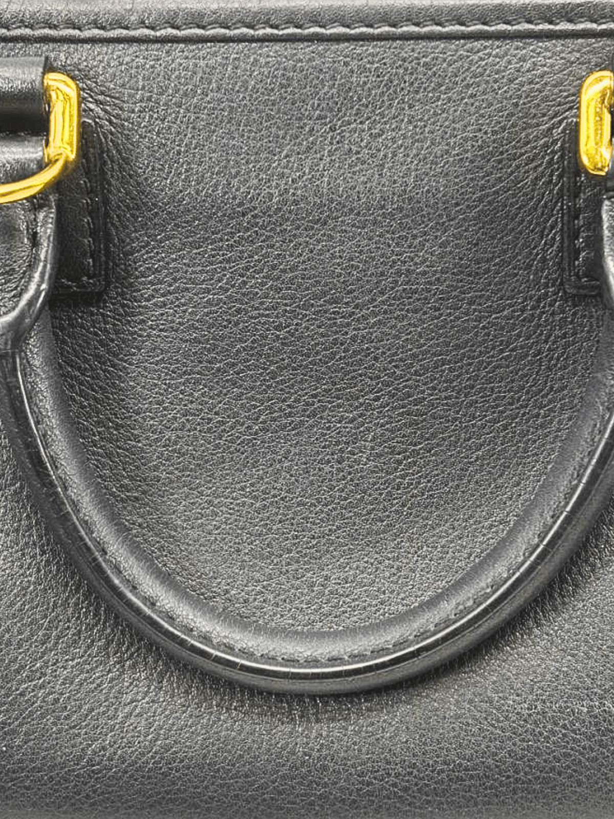 Loewe 2000s Navy Leather Amazona 28 Handbag