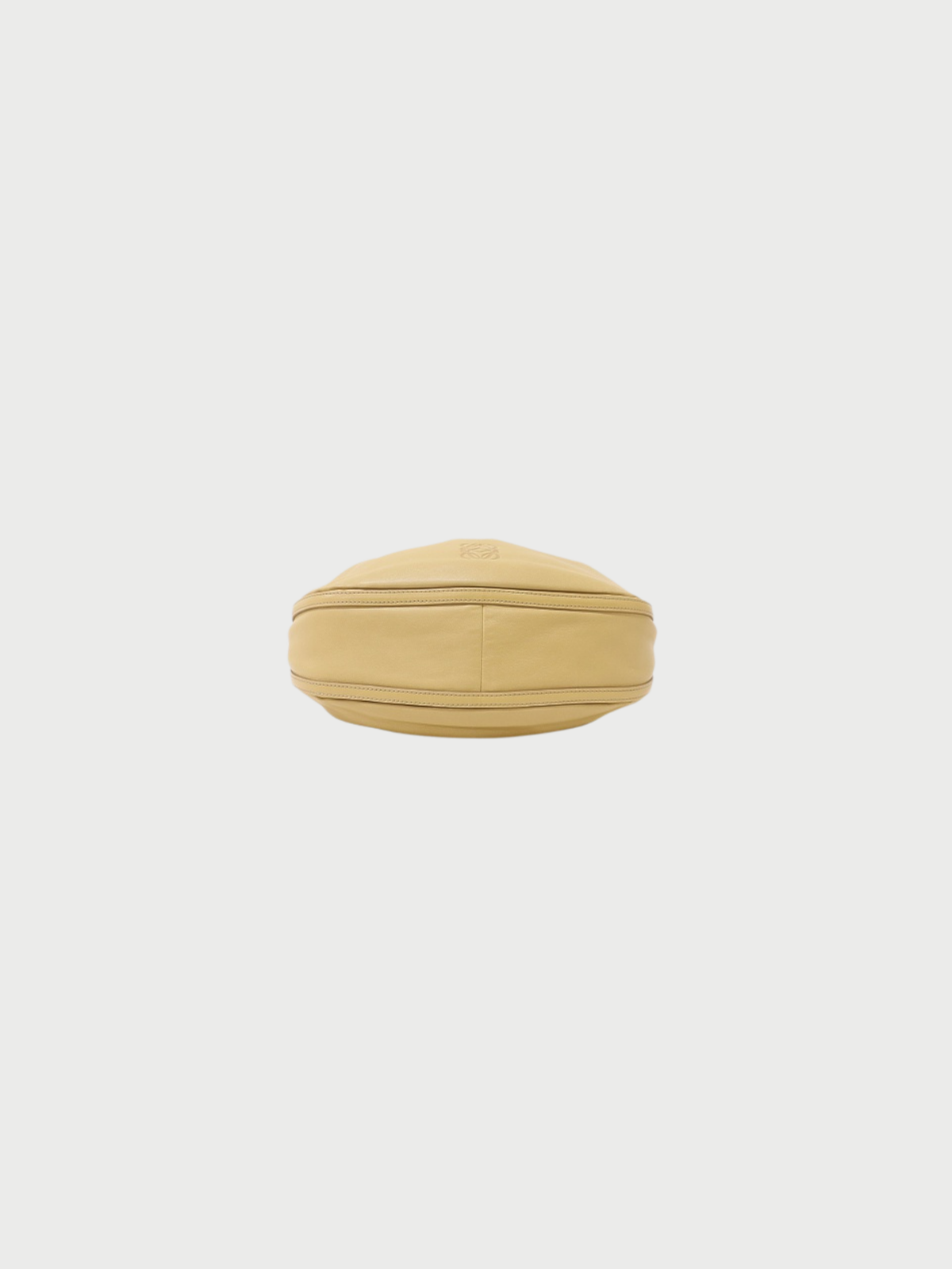 Loewe 2000s Beige Leather Anagram Shoulder Bag