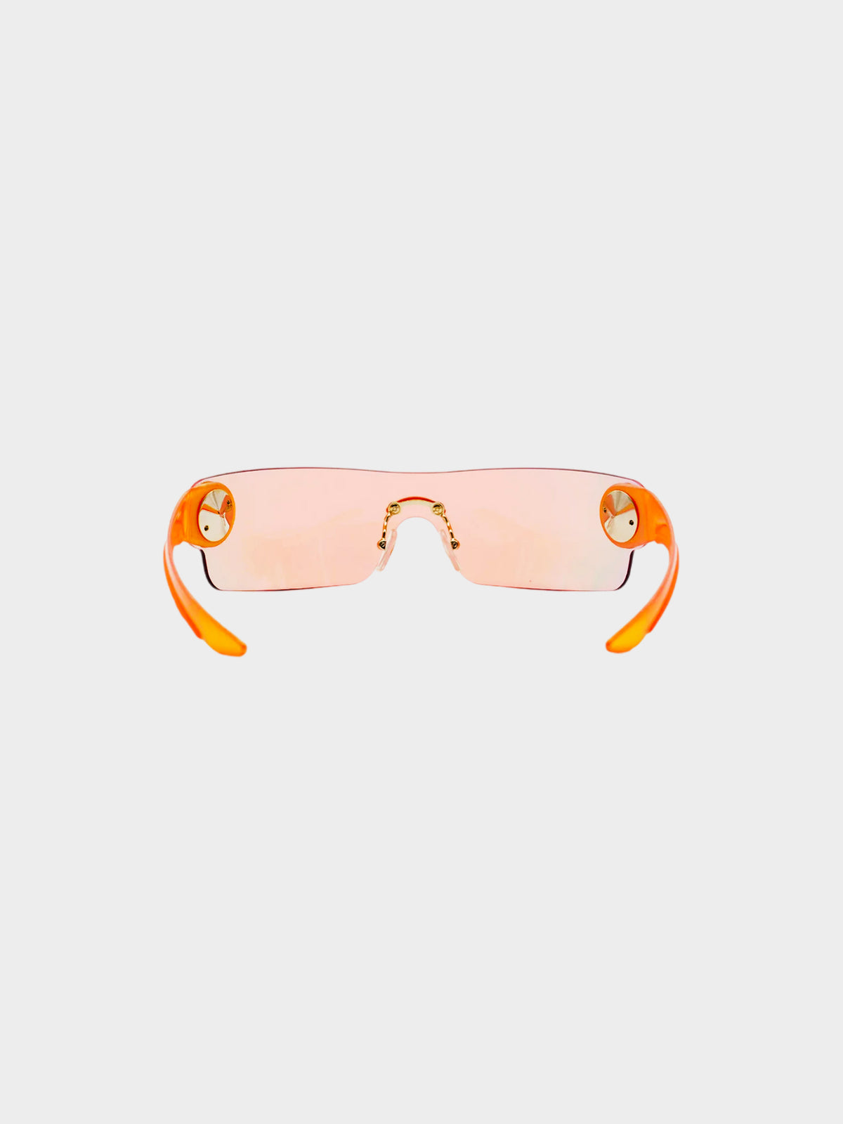 Christian Dior 2000s Orange Schlack 2 Sunglasses