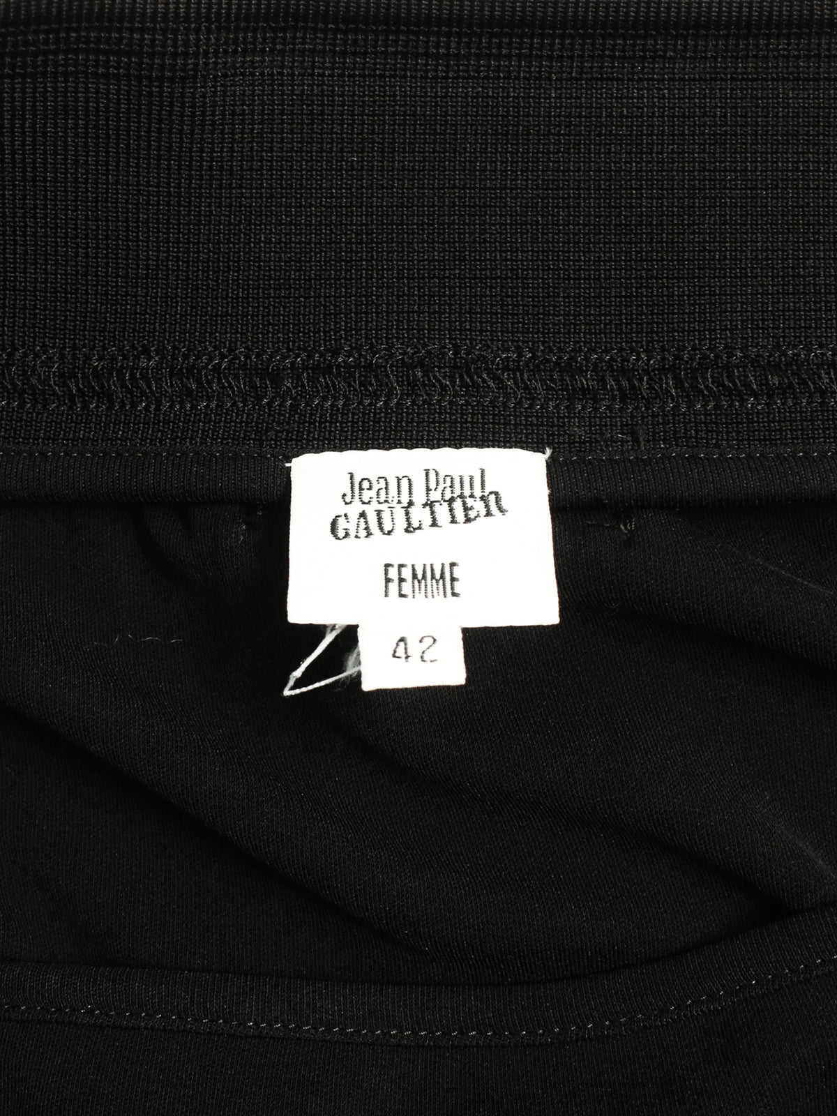 Jean Paul Gaultier 1990s Femme Black Flare Skirt