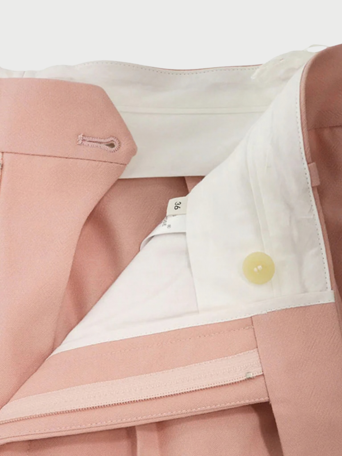 Celine by Phoebe Philo SS 2018 Light Pink Wool Trousers