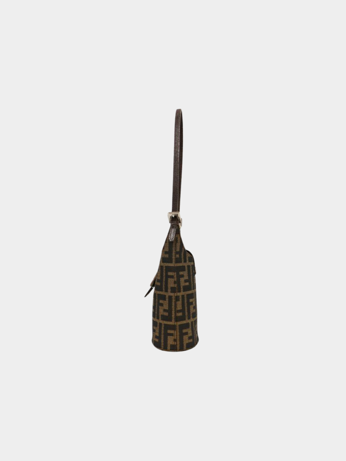 Fendi 2000s Brown Zucca Mini One-Shoulder Bag