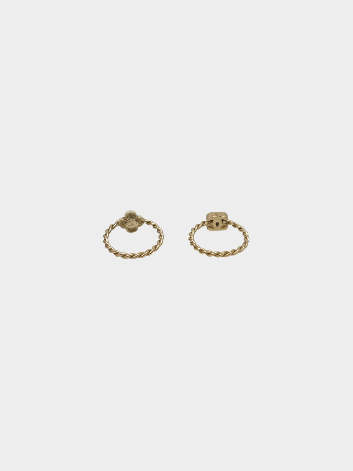 Chanel 2012 Gold Plated Metal COCO Ring