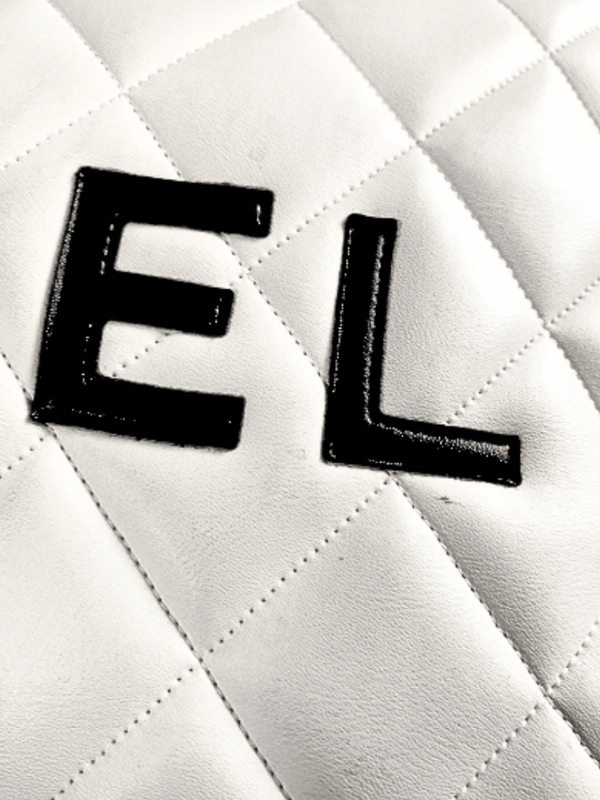 Chanel 1995 White Leather Logo-print Bowling Bag