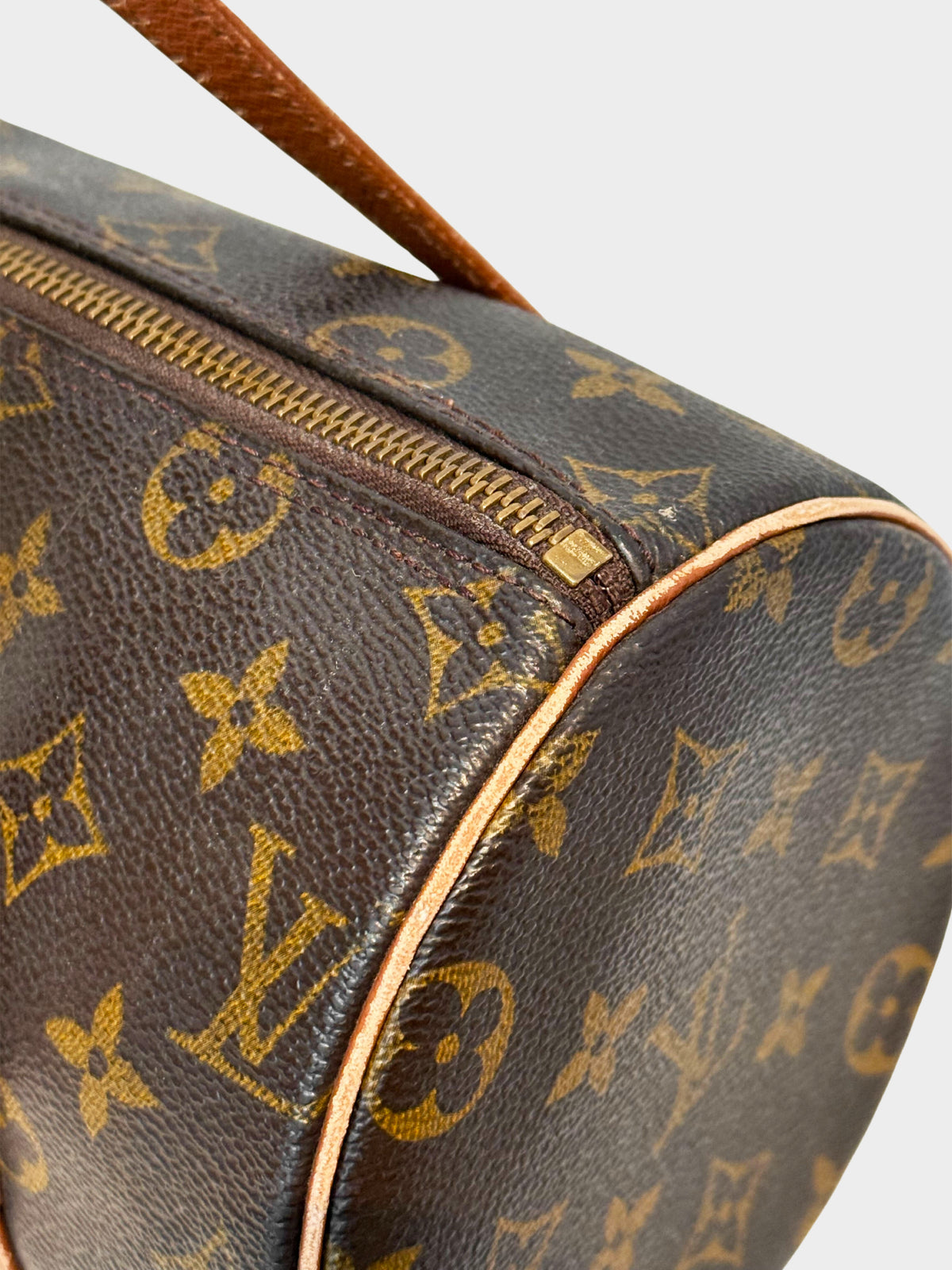 Louis Vuitton 2000s Monogram Coated Canvas Papillon Barrel Bag