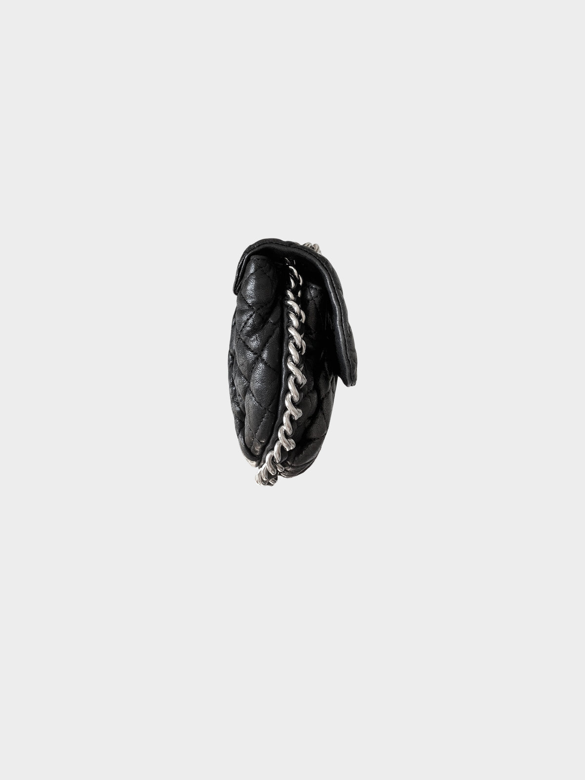 Chanel 2011-2012 Black Chain Around Mini Flap Bag