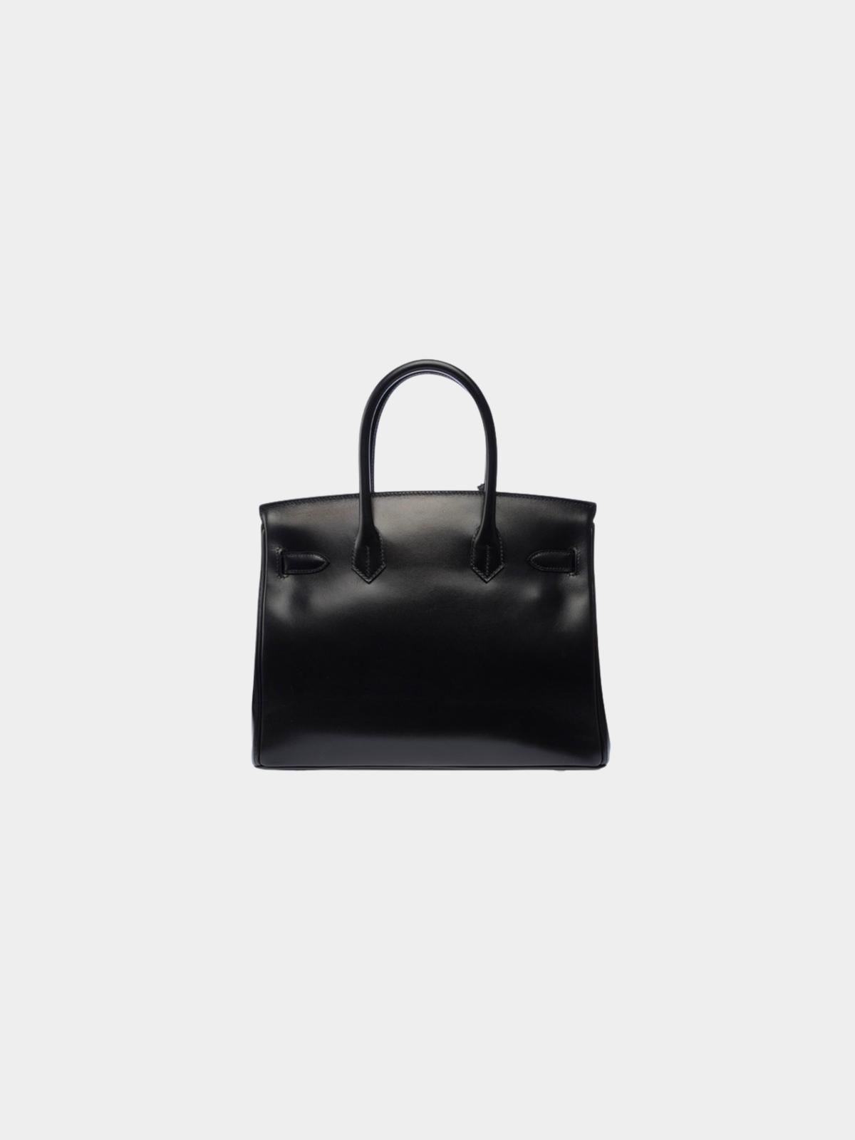 Hermès 2020s Black Box Leather Birkin 30 Bag