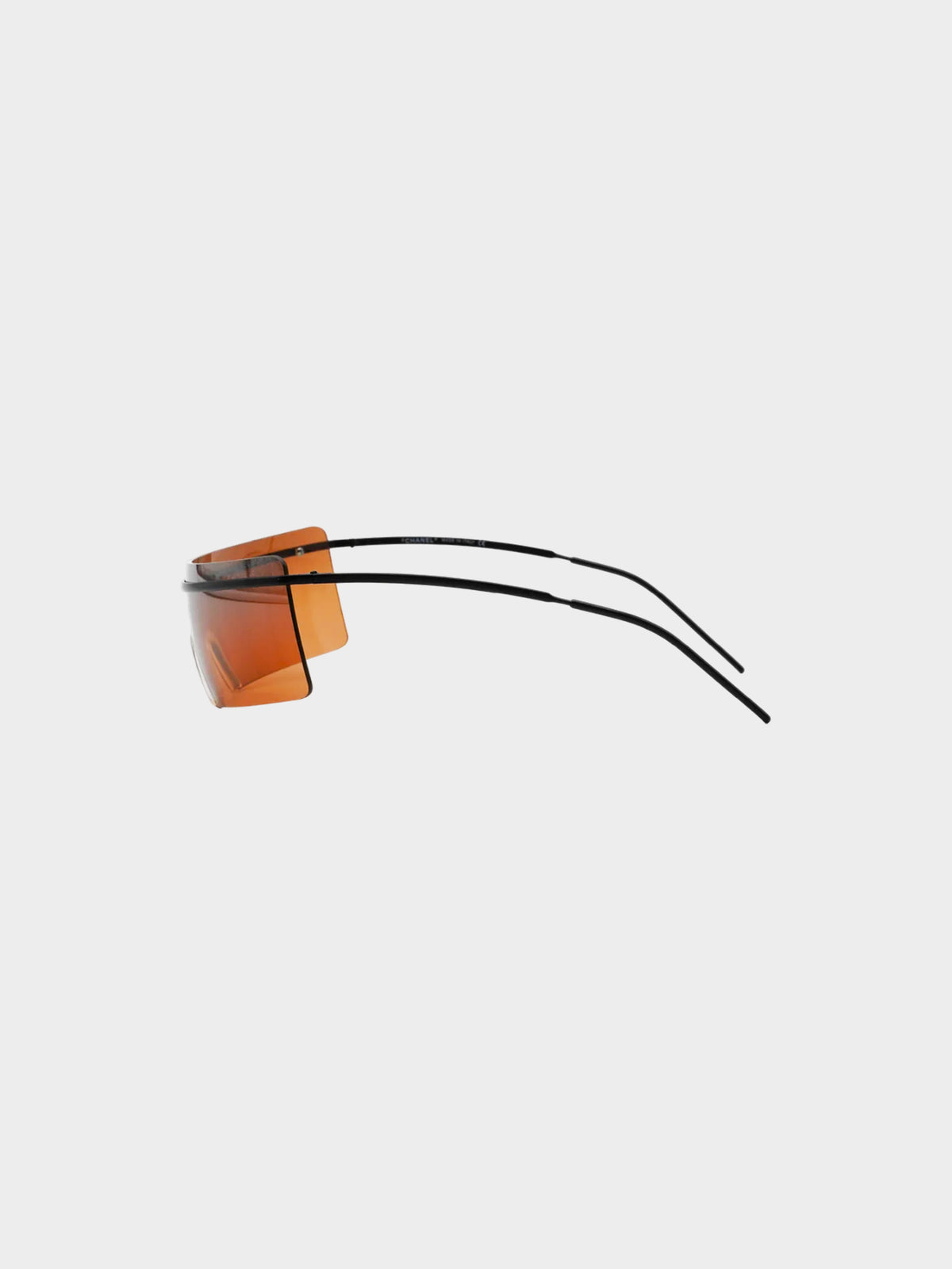 Chanel by Karl Lagerfeld 2000 Copper Futuristic Sunglasses