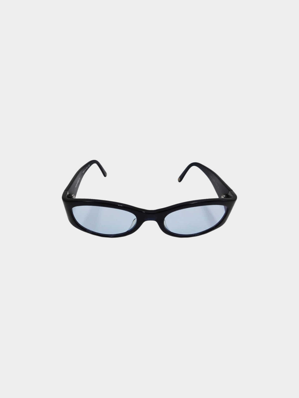 Chanel 2000s Black 2004 Round Sunglasses
