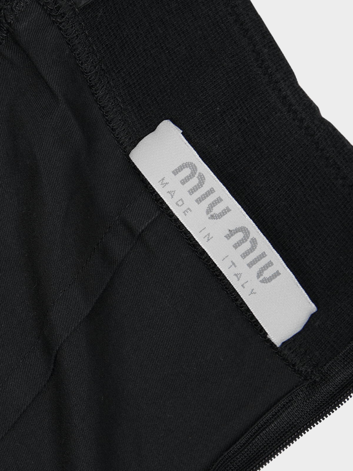 Miu Miu SS 1998 Mini Cotton Black Dress