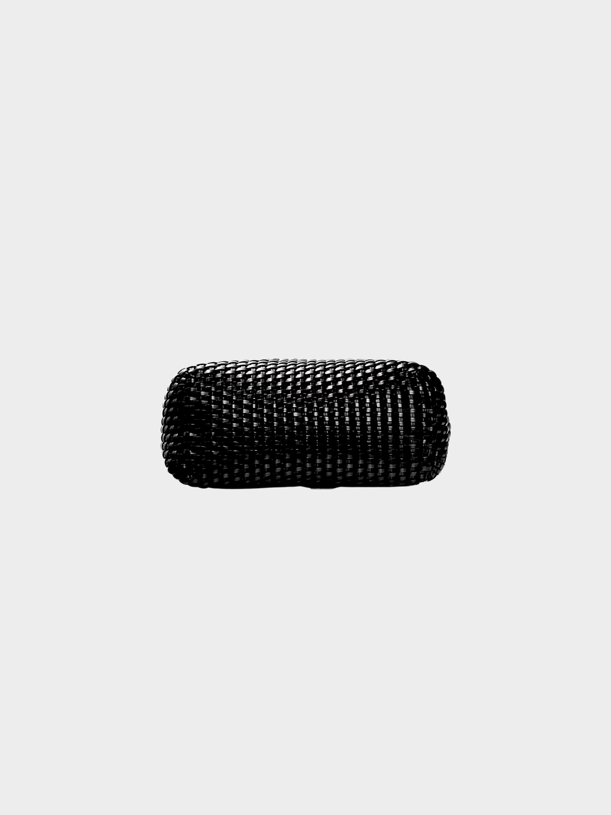 Gucci By Tom Ford SS 1996 Black Leather Bamboo 2-way Braided Shoulder Bag