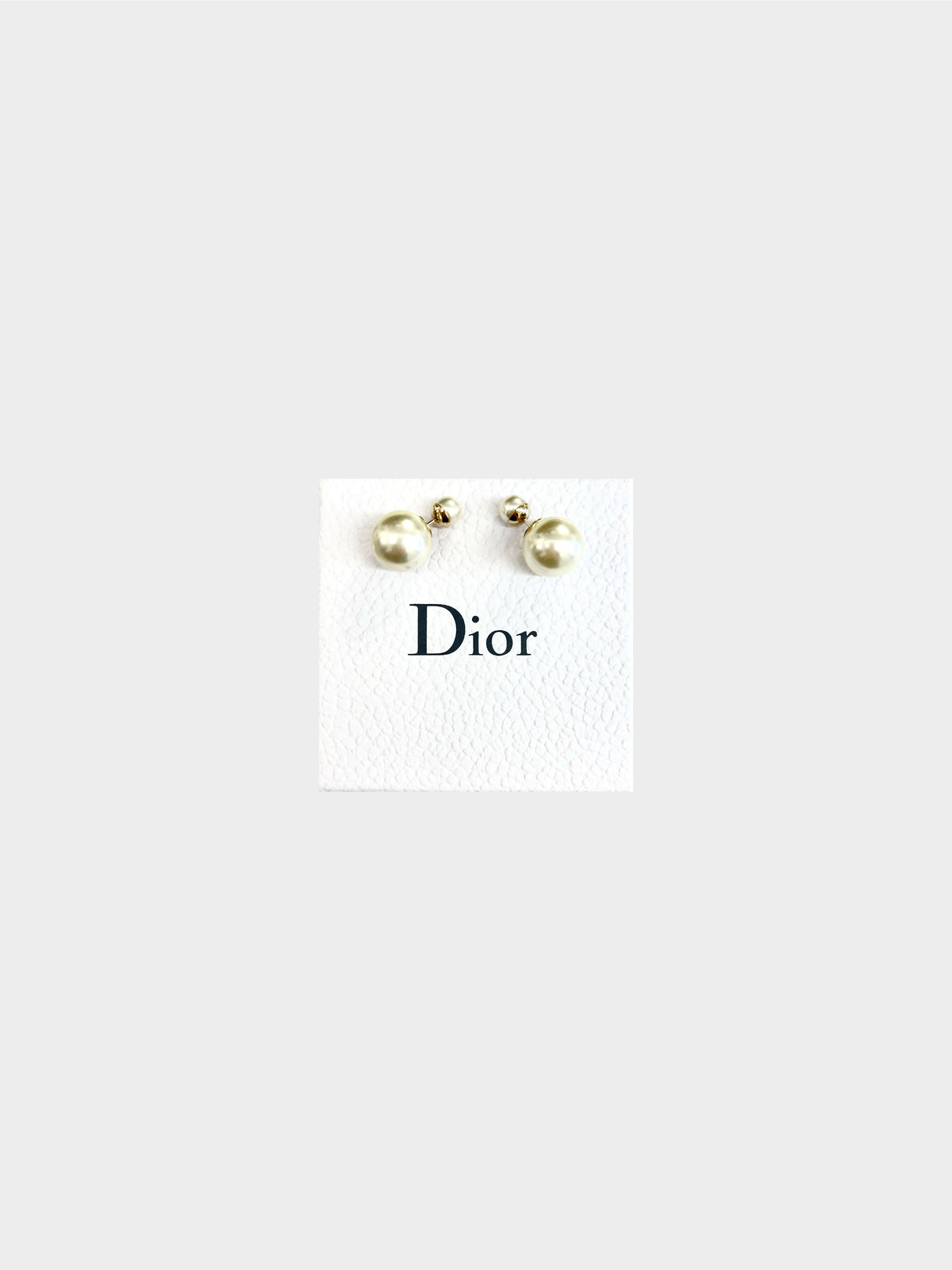 Christian Dior 2010s Tribales Faux Pearl Earrings
