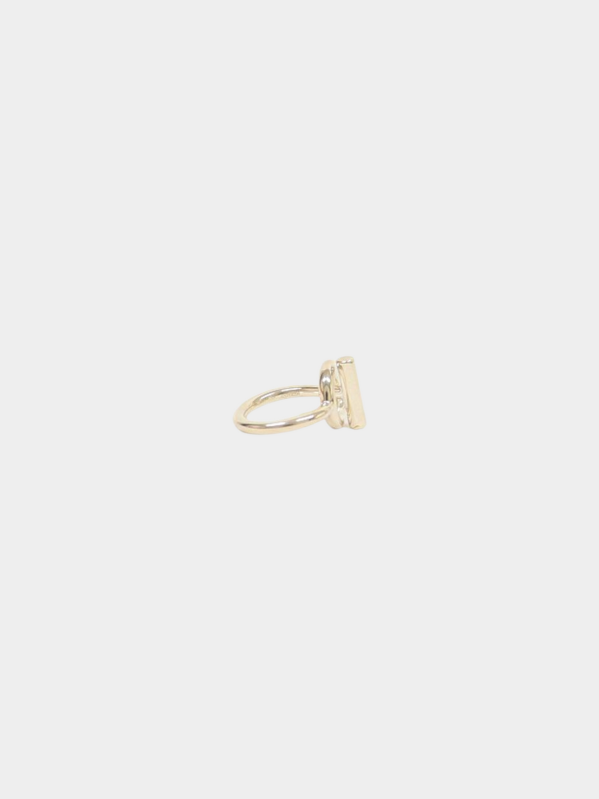 Hermès 2000s Silver Echapé Ring