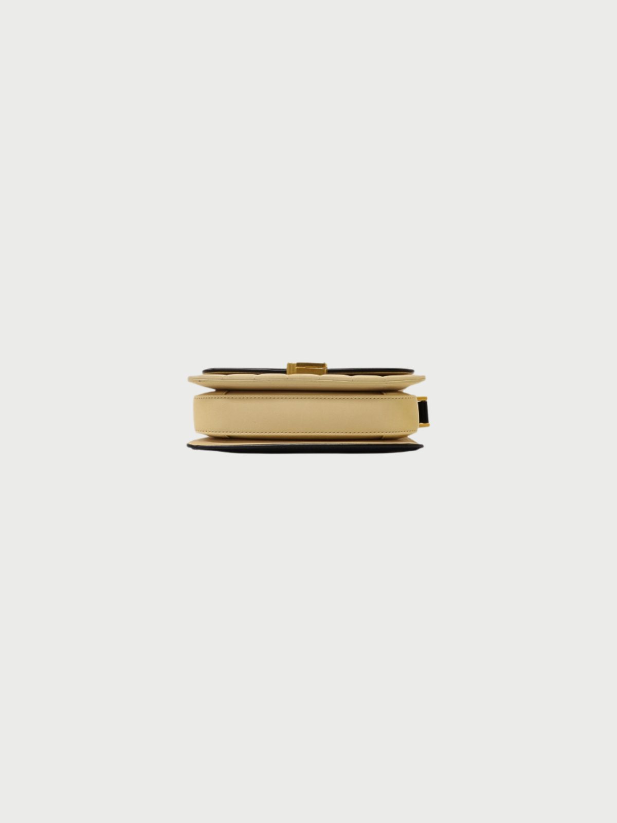 Yves Saint Laurent 2023 Beige Black Nubuck Solferino Small Bag