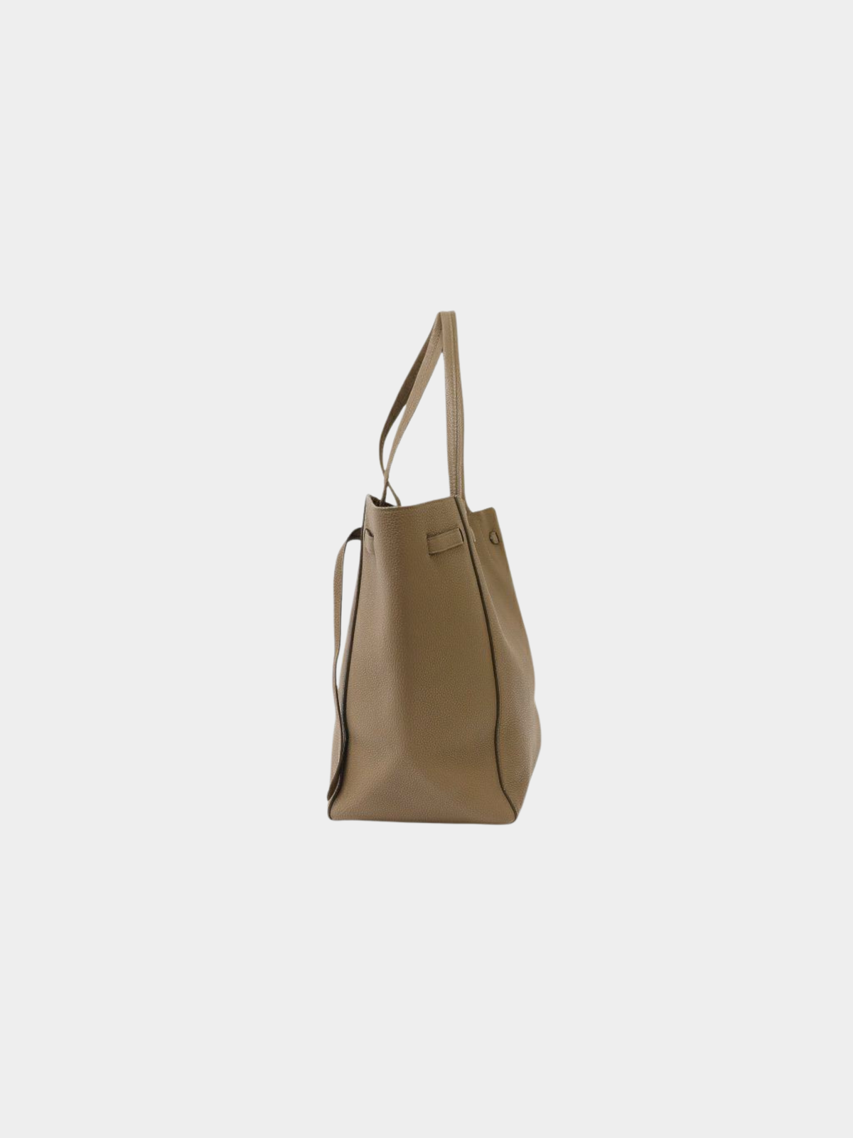Celine 2010s Graige Leather Cabas Phantom Tote Bag