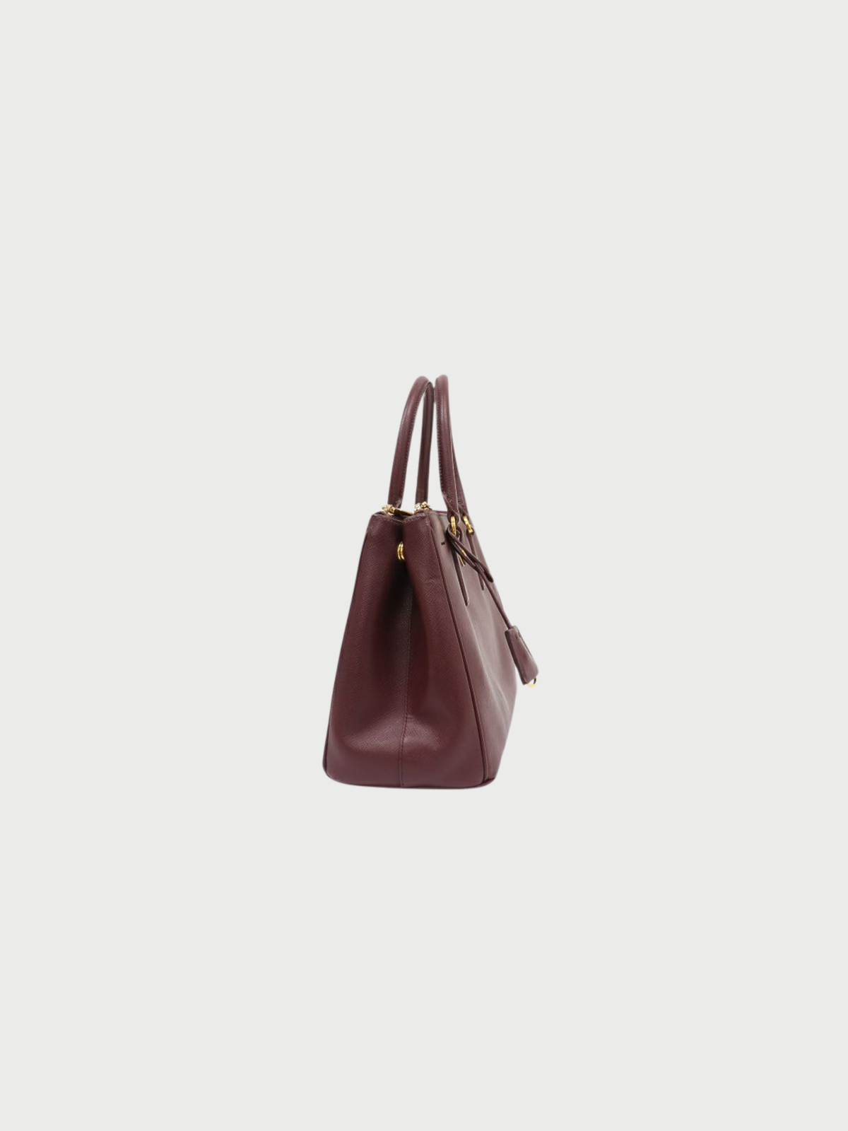 Prada 2000s Bordeaux Galleria Saffiano 2Way Bag