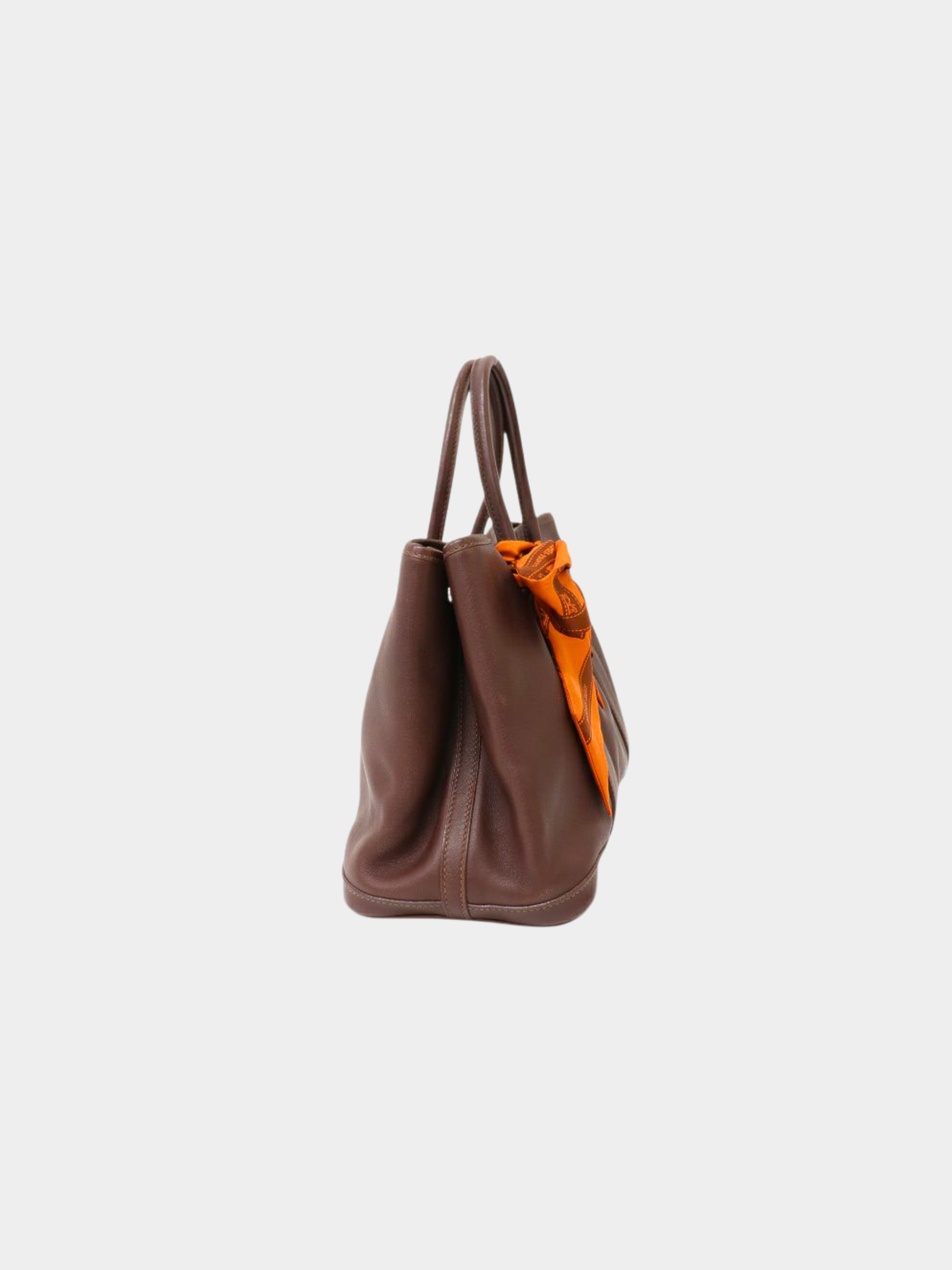Hermès 2000s Havana Swift Leather Garden Party TPM