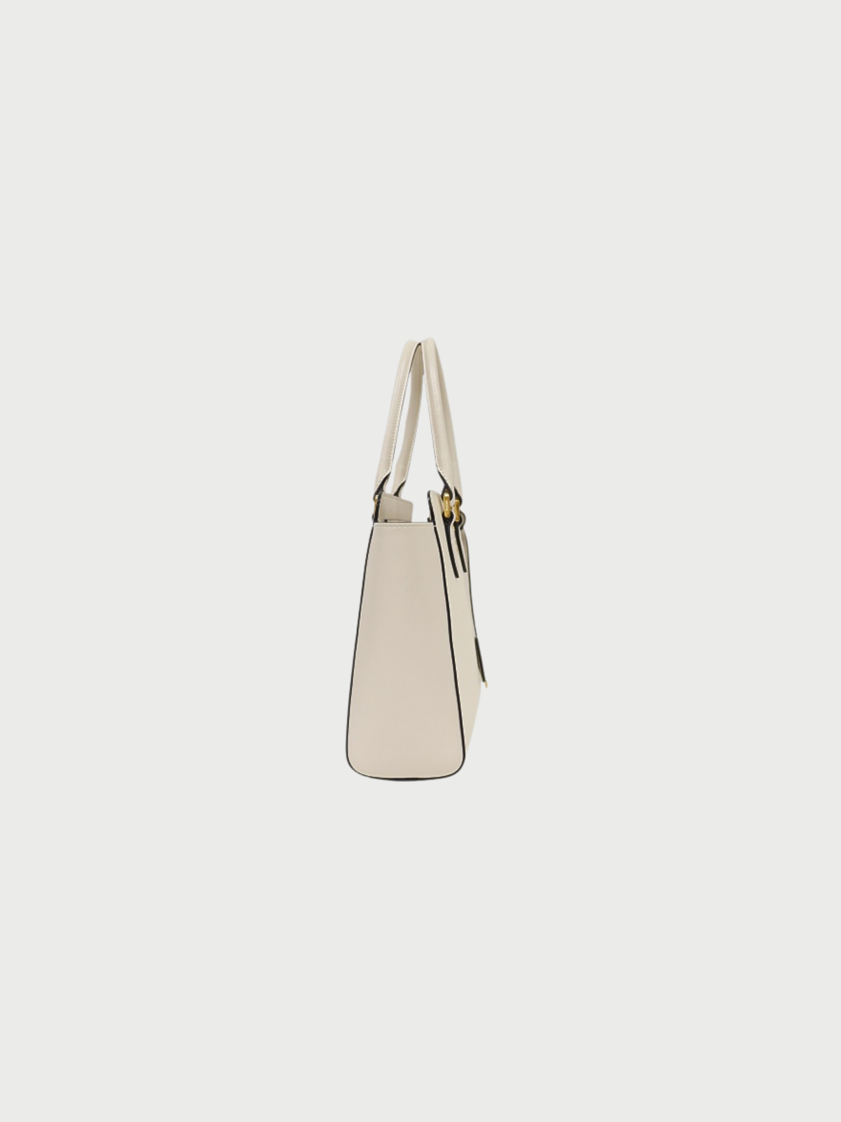 Prada 2010s White Saffiano Leather Logo Hardware 2Way Bag