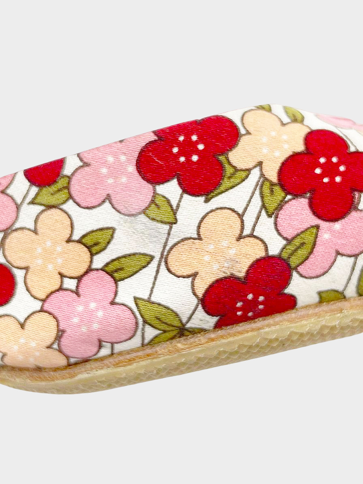 Louis Vuitton 2008 Floral and Stripe Pattern Slingback Heels