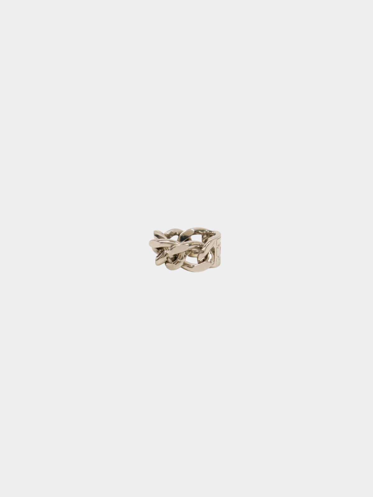 Chanel 2000s Silver Sports Line COCO Ring