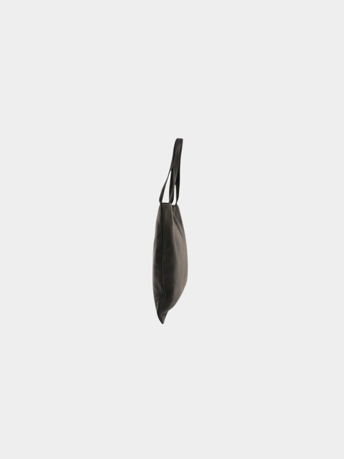 Loewe 2000s Black Nappa Leather Anagram Handbag