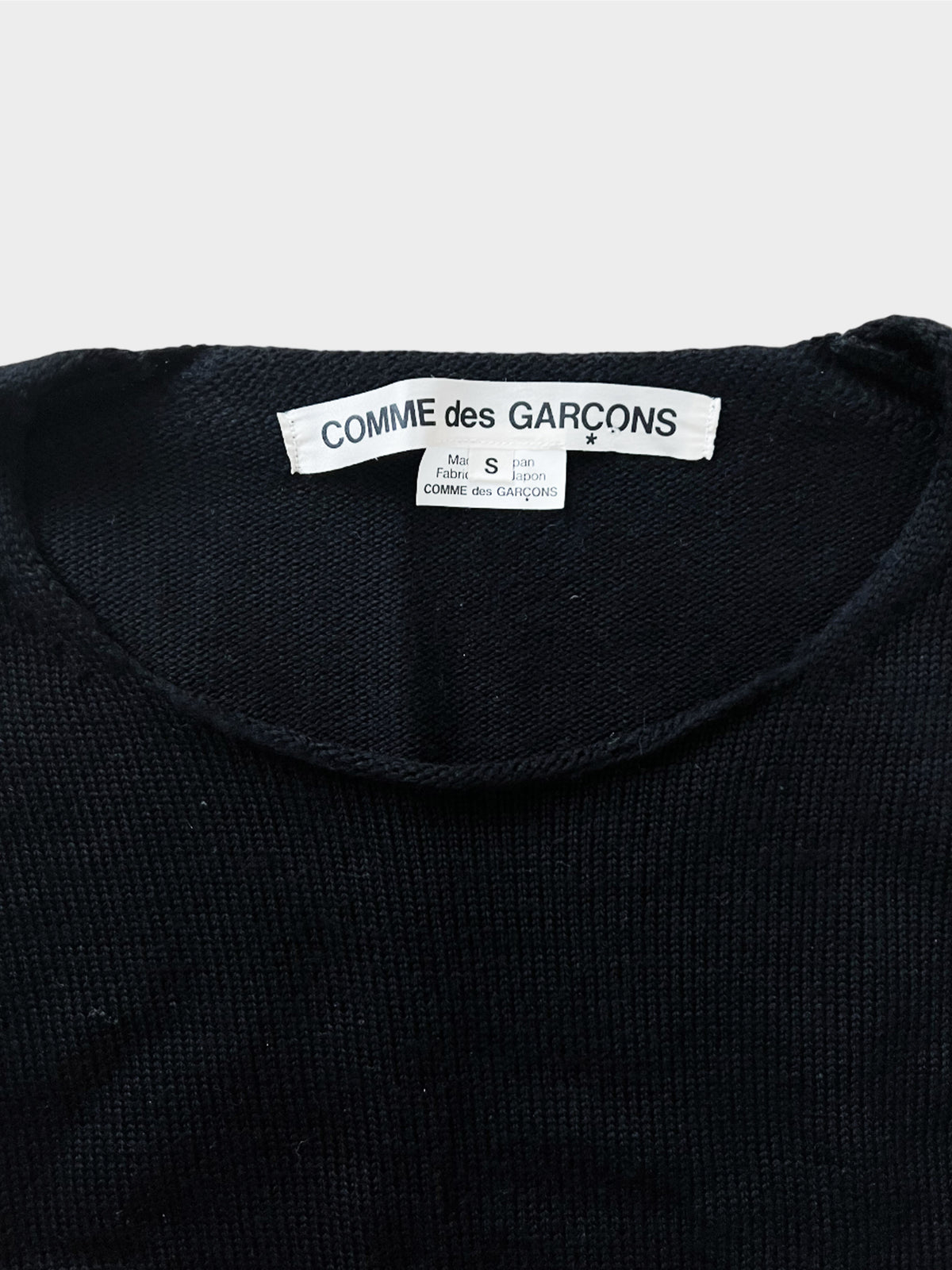 Comme des Garçons 2010s Black and Red Rubber Glove Sweater