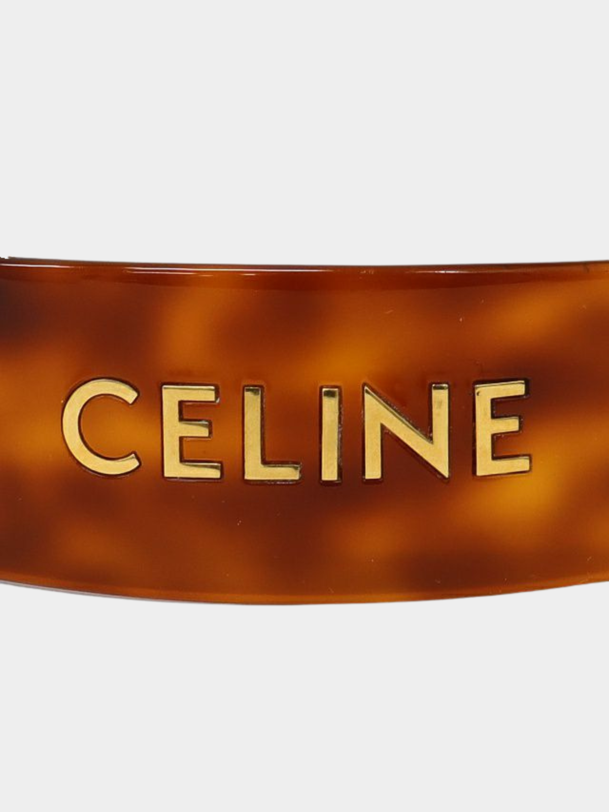 Celine 2000s Brown Tortoiseshell Headband