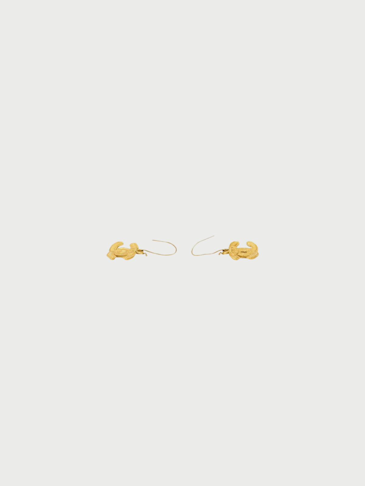 Chanel 2000s Gold COCO Earrings
