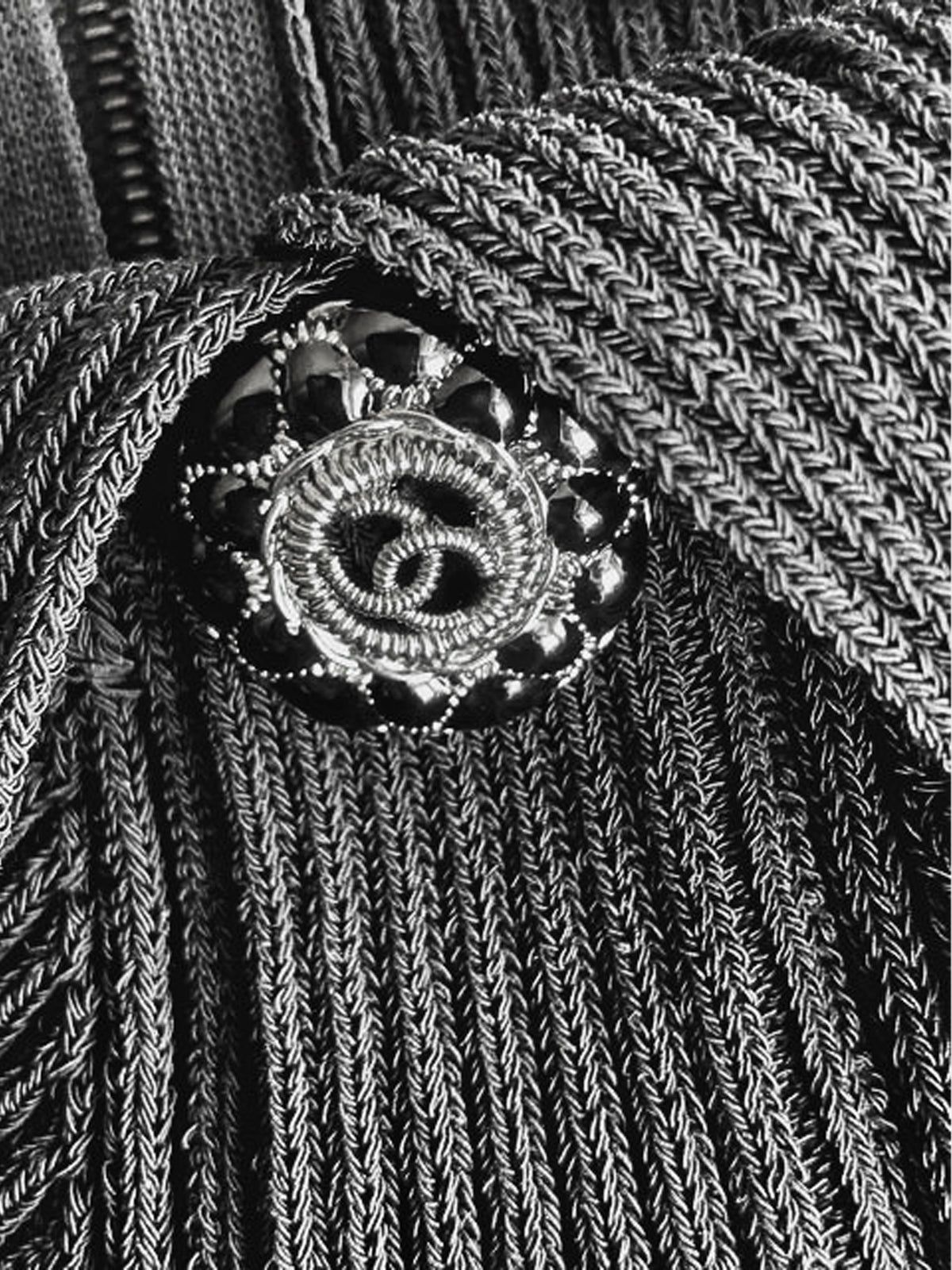 Chanel 2010s Black Sleeveless Knitted Top