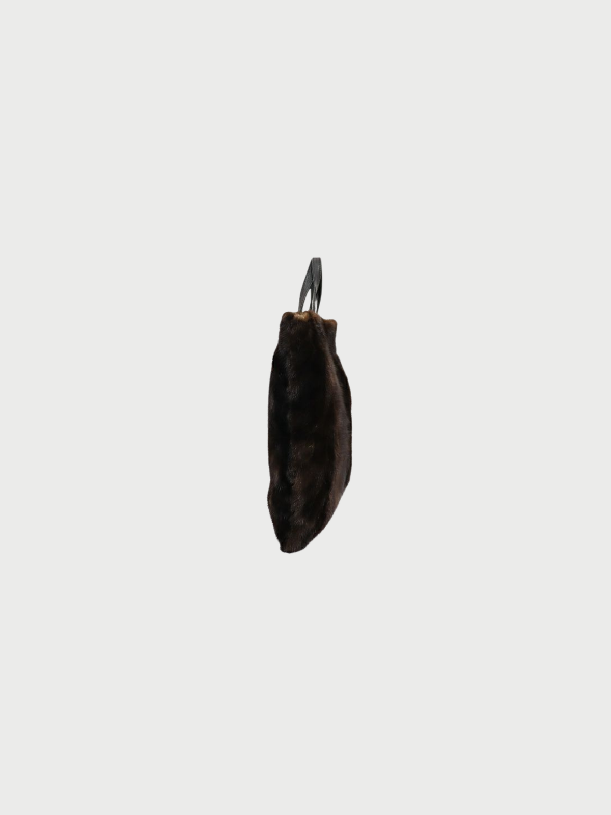 Loewe 2000s Brown Black Fur Tote Bag