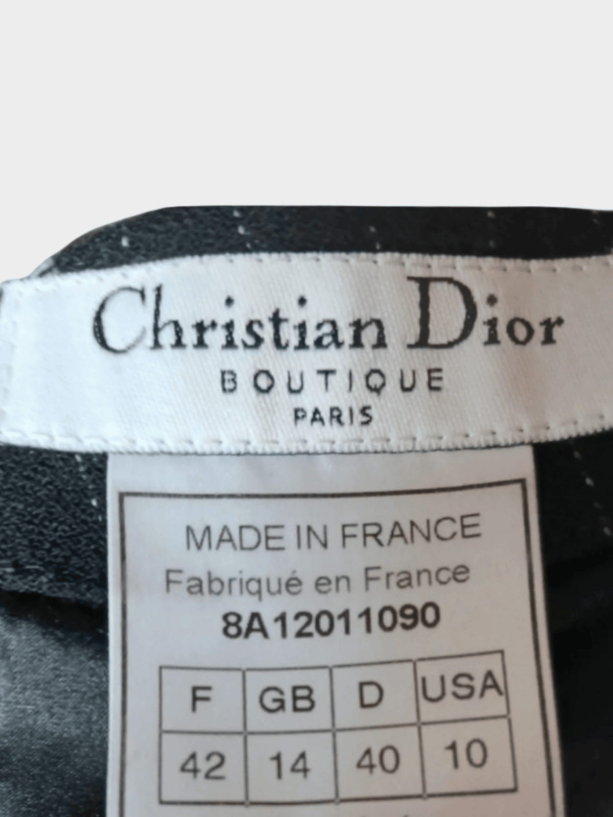 Christian Dior AW 1998 Haute Couture Pinstripe Black Skirt Suit Set