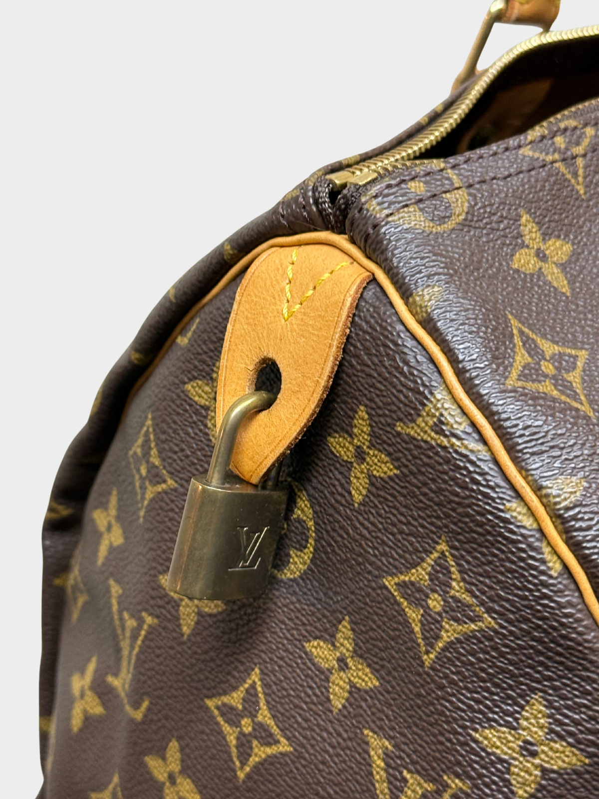 Louis Vuitton 1990s Brown Monogram Canvas Speedy 25 Handbag