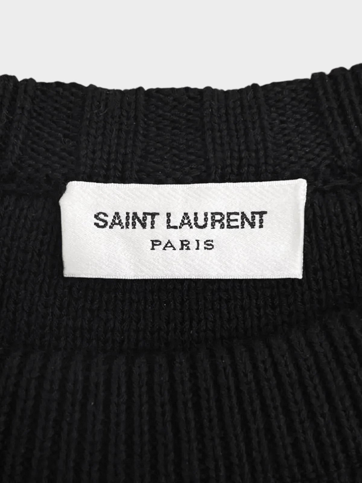 Saint Laurent 2019 Black and White Striped Sweater