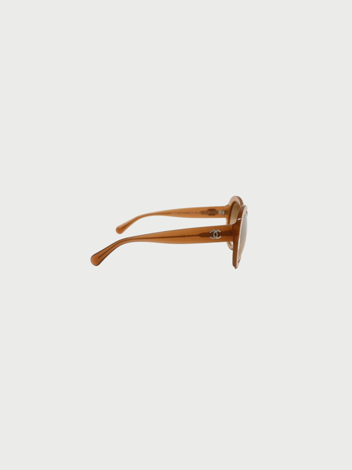Chanel 2000s Brown Coco Sunglasses