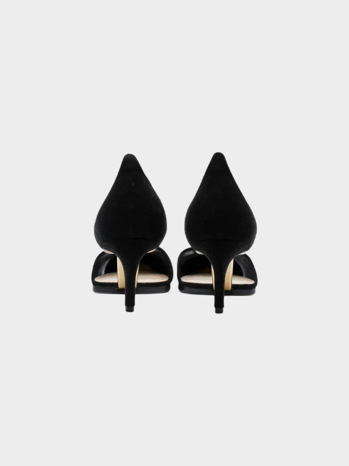 Christian Dior FW 2018 Black and Gold Surreal D Eye Motif Pointed Toe Pumps