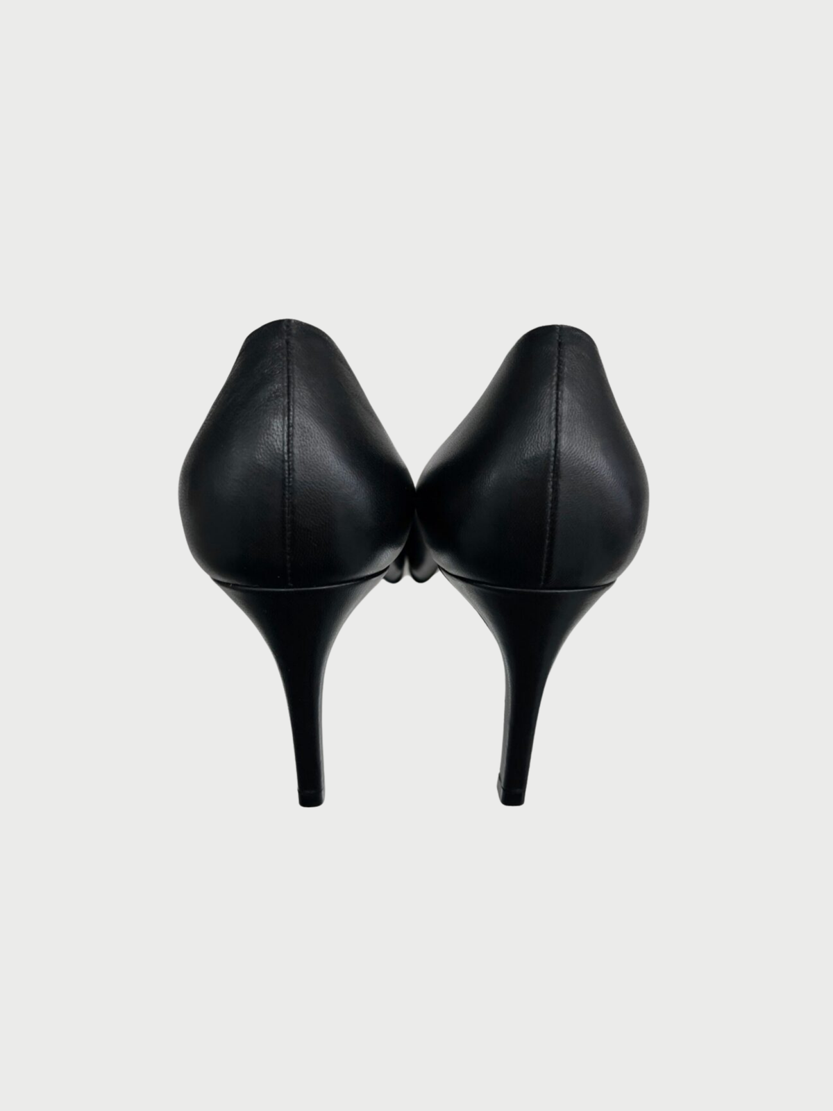 Salvatore Ferragamo 2020s Black Leather Zeri Bow Pumps