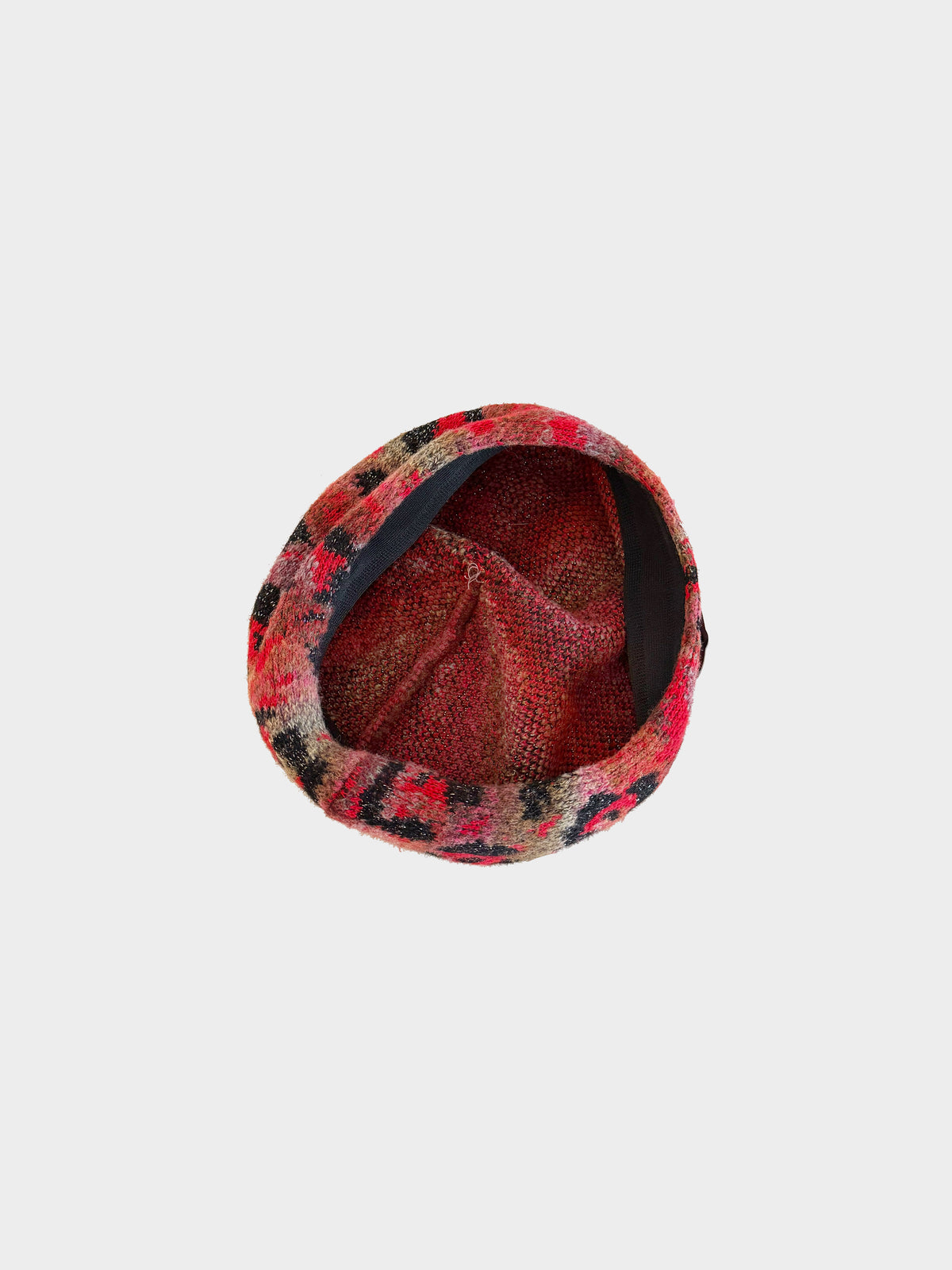 Vivienne Westwood 2000s Red Leopard Print Beret