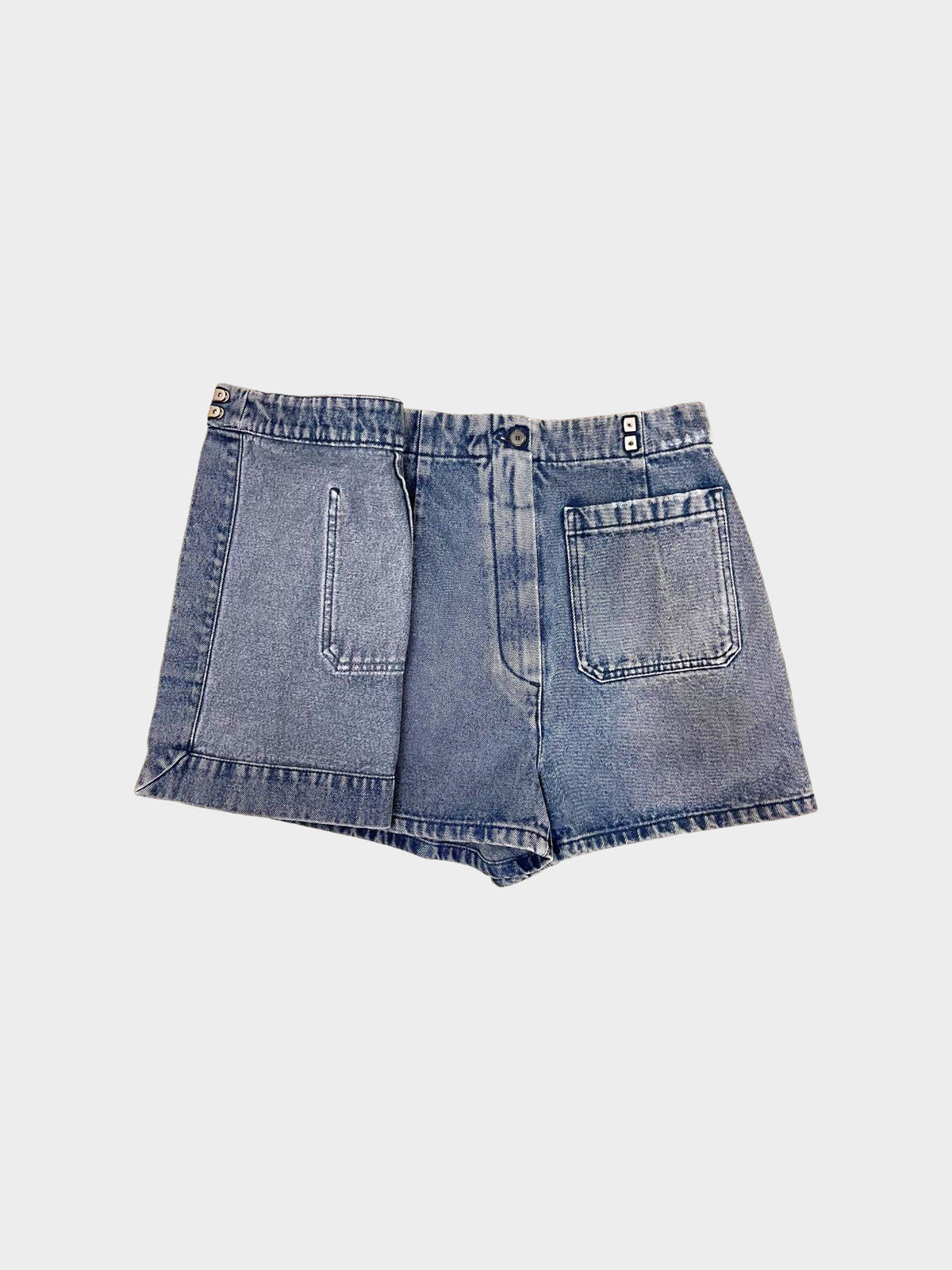 Christian Dior 2020s Blue Denim Skort