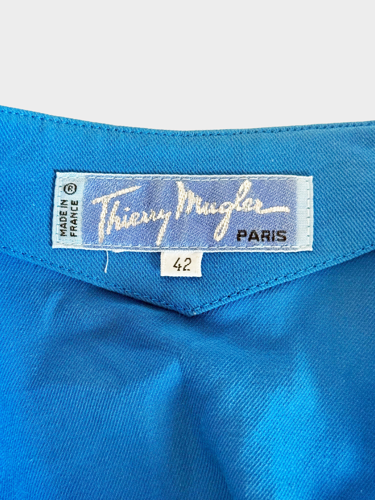 Thierry Mugler 1990s Blue Button-down Jacket