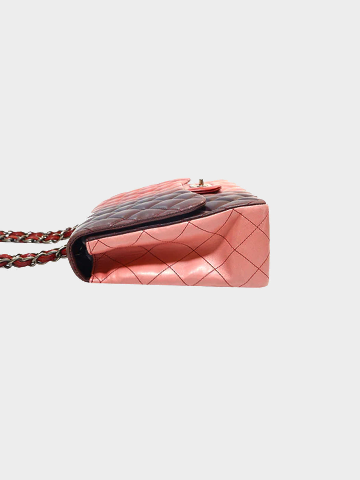 Chanel 2009-2010 Ombre Pink Classic Flap Bag