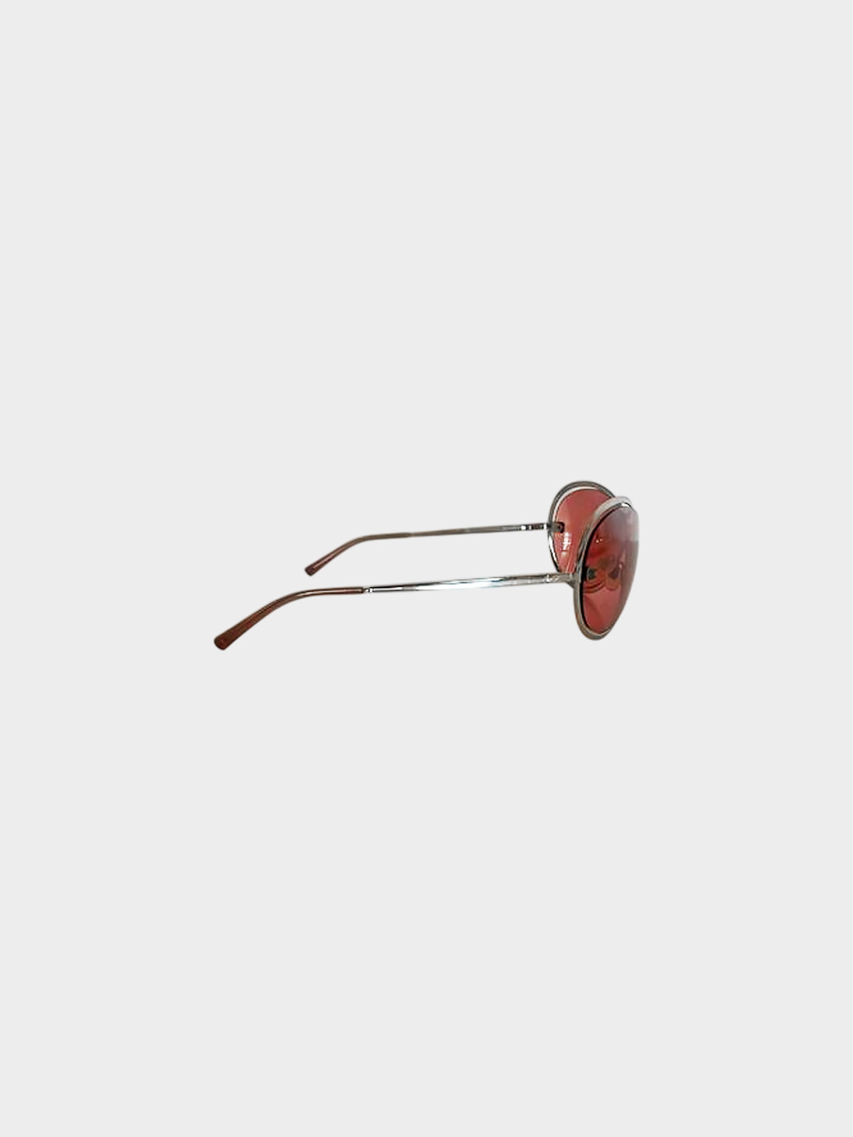 Chanel 2002  Pink and Silver Visor Sunglasses