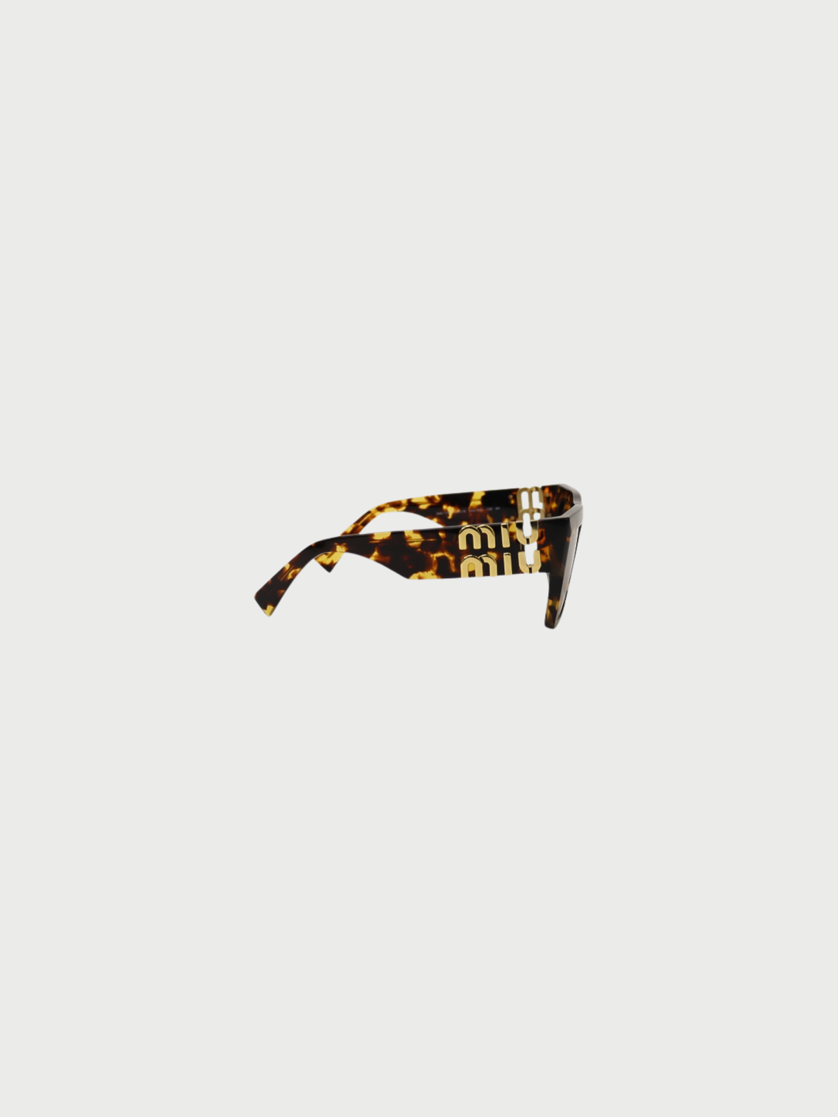 Miu Miu 2000s Brown Tortoiseshell Sunglasses
