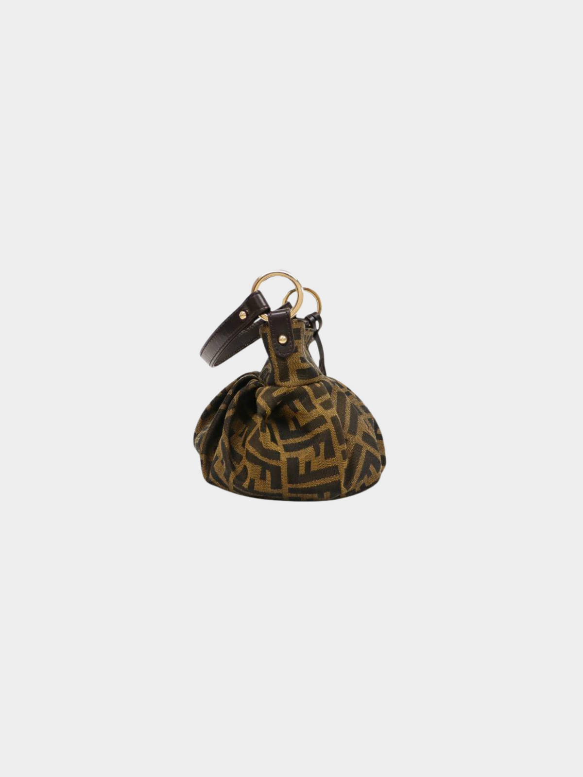 Fendi 2000s Brown Zucca Mini Handbag