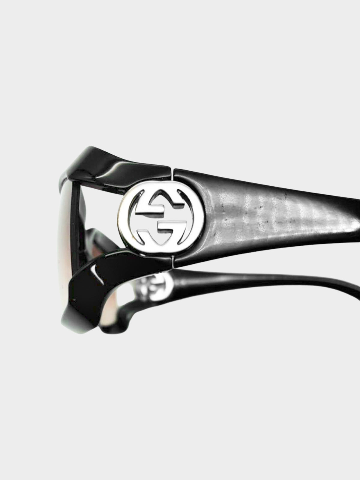 Gucci 2000s Black and Brown GG 2599/S Y2K Sunglasses
