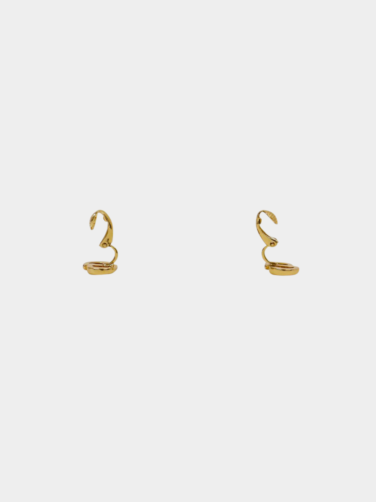 Christian Dior 2000s Gold CD Earrings
