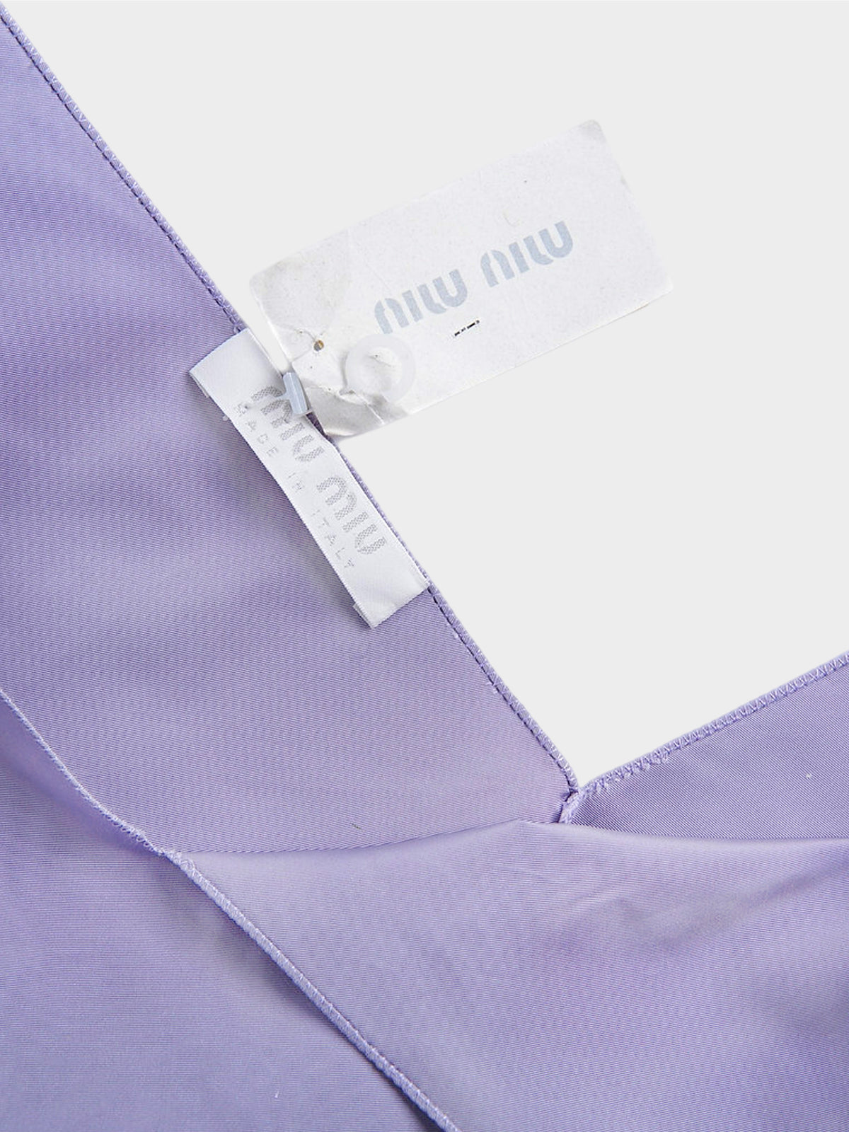 Miu Miu FW 1998 Lilac Runway Top and Skirt Set